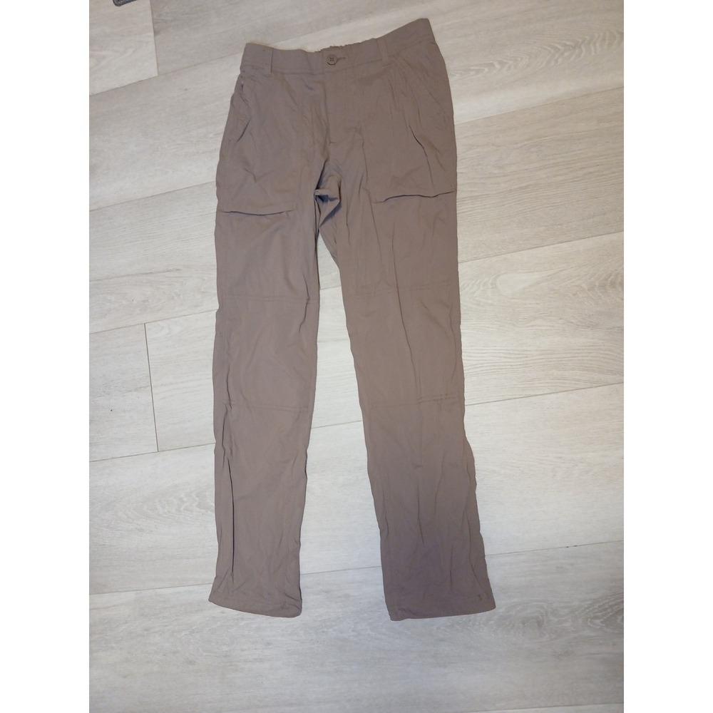 REI CO-OP Beige Brown Nylon Stretch Hike Travel Packable Chino Pants Size 2 - Picture 8 of 12